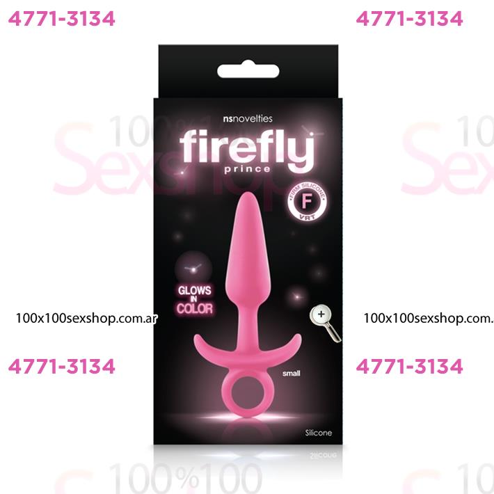 Plug anal Firefly small con aro extractor