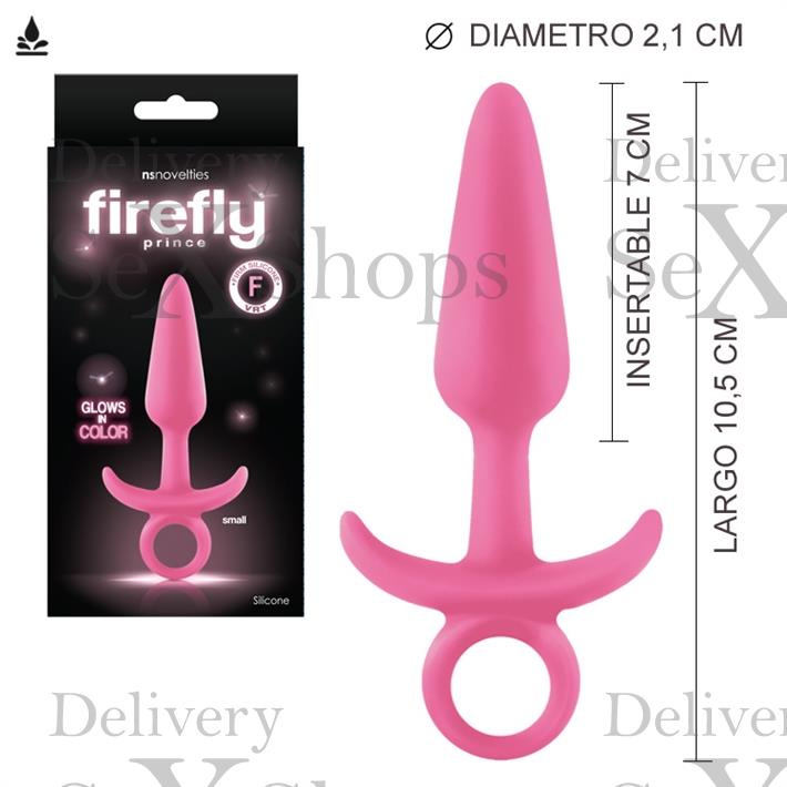  Plug anal Firefly small con aro extractor 
