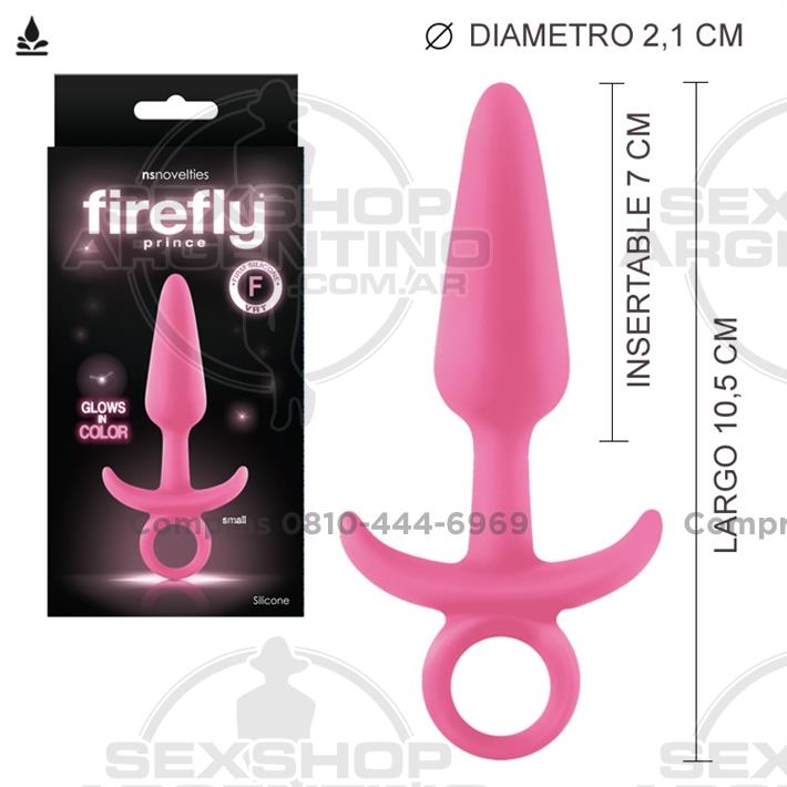  - Plug anal Firefly small con aro extractor