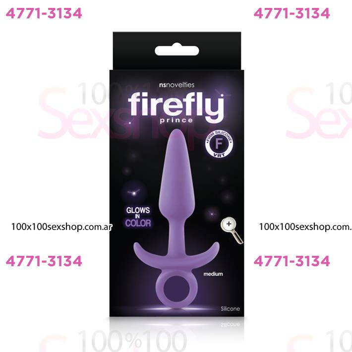 Plug anal Firefly medium con aro extractor