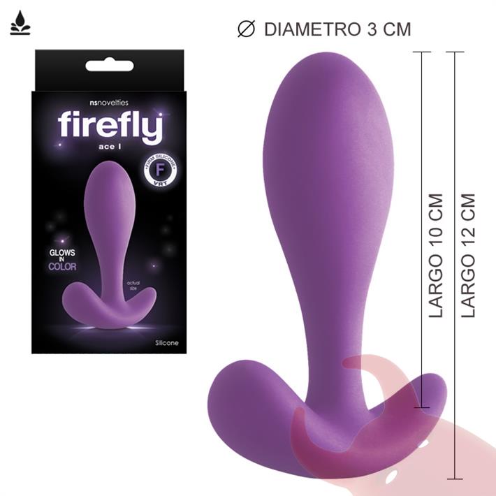 Dilatador anal de 4 cm siliconado 