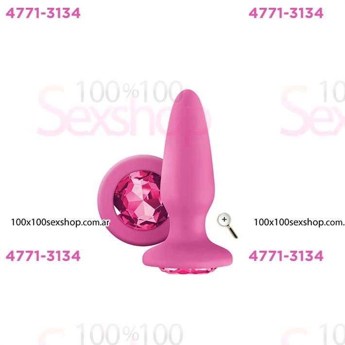 Cód: CA SS-NO-0510-64 - Joya anal rosa de 3 cm - $ 31200