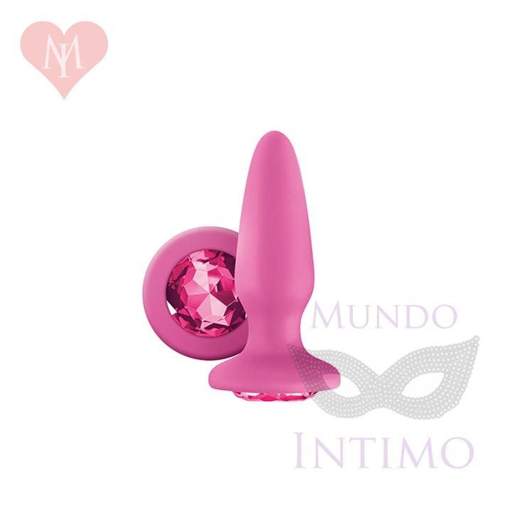 Joya anal rosa de 3 cm