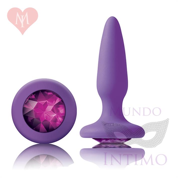 Joya anal violeta aterciopelada