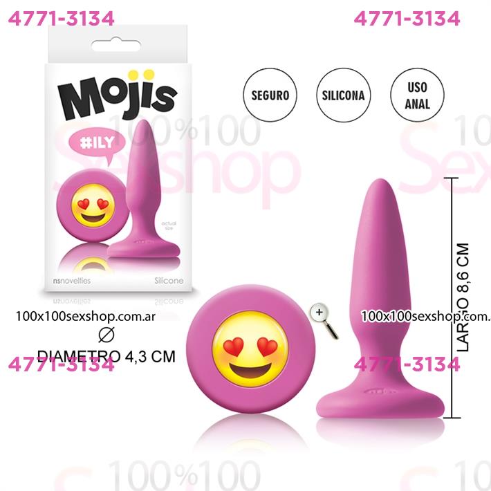 Cód: CA SS-NO-0511-14 - Joya anal aterciopelada con sonrisa - $ 17600