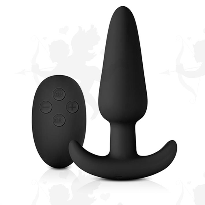 Plug anal con vibracion con control inalambrico y carga USB