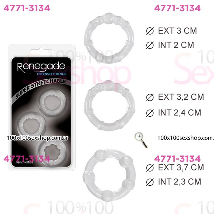 Cód: CA SS-NO-1116-11 - Kit de anillos retardadores - $ 18300