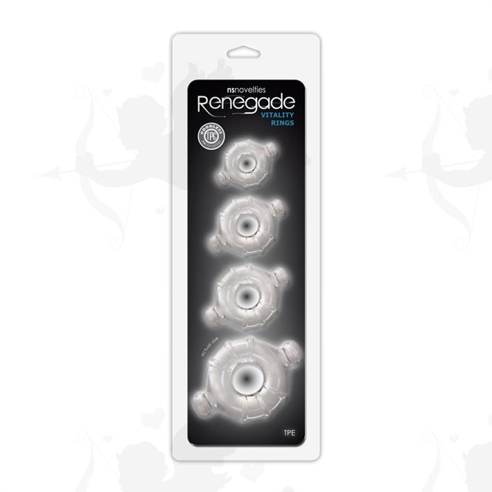 Renegade Vitality Rings: set de anillos flexibles para mayor control y duración