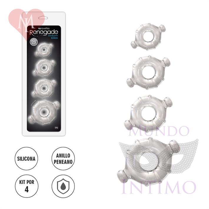 Renegade Vitality Rings: set de anillos flexibles para mayor control y duración