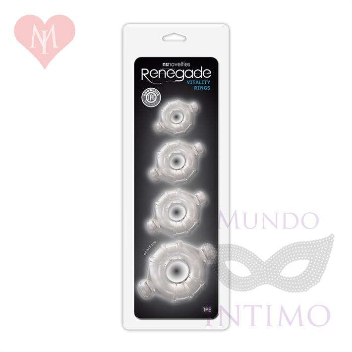 Renegade Vitality Rings: set de anillos flexibles para mayor control y duración