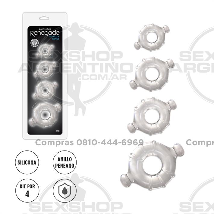 Renegade Vitality Rings: set de anillos flexibles para mayor control y duración