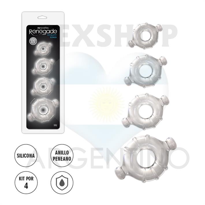 Renegade Vitality Rings: set de anillos flexibles para mayor control y duración