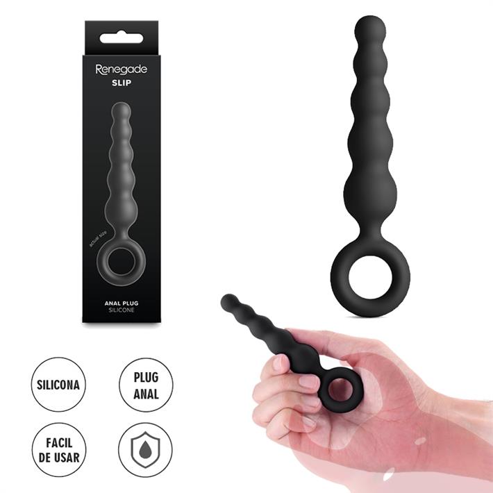 Slip dilatador anal de silicona
