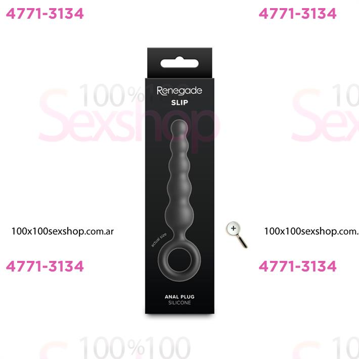 Slip dilatador anal de silicona