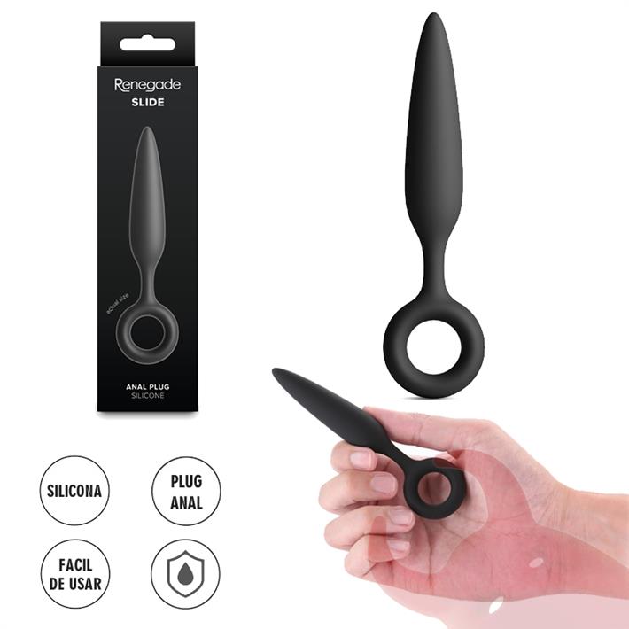 Slide dilatador anal de silicona