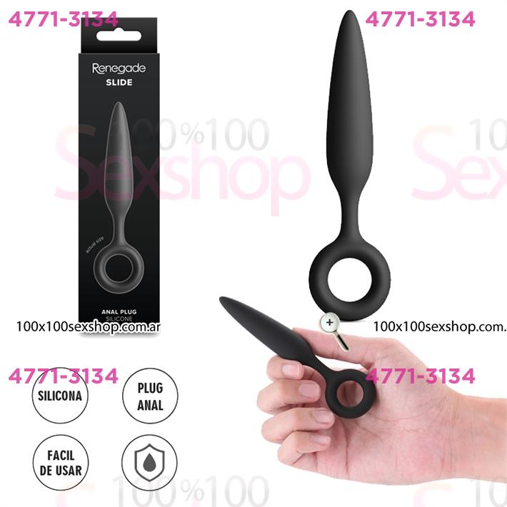 Cód: CA SS-NO-1166-23 - Slide dilatador anal de silicona - $ 20900