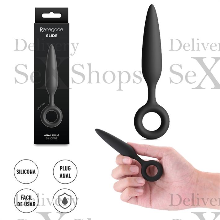 Slide dilatador anal de silicona Slide dilatador anal de silicona