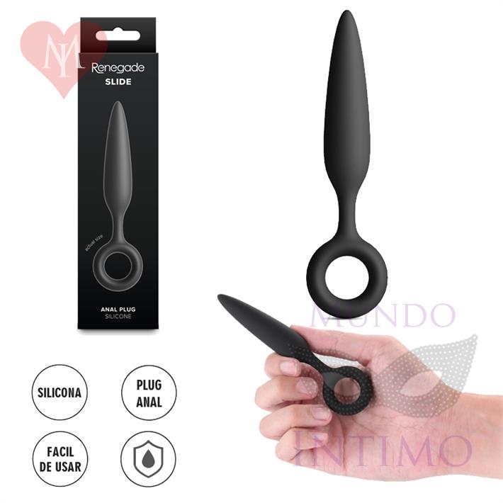 Slide dilatador anal de silicona