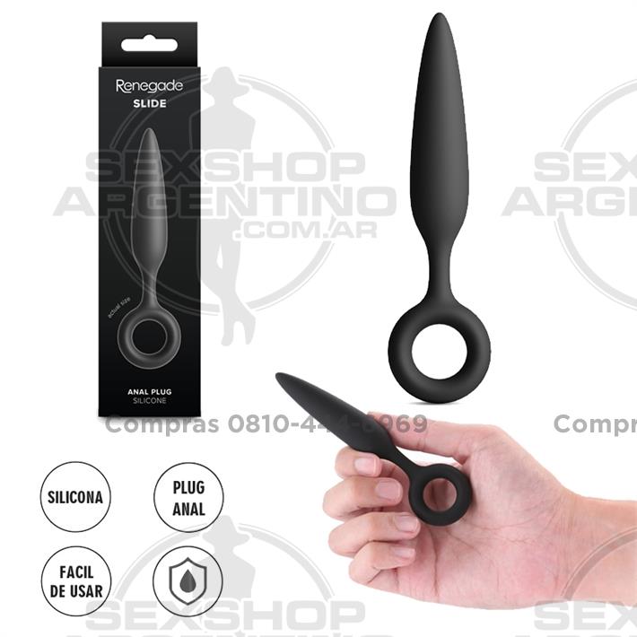 Slide dilatador anal de silicona