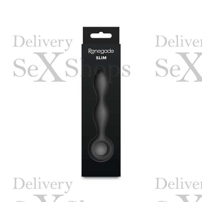 Slim dilatador anal de silicona con anillo extractor