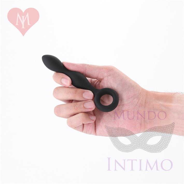 Slim dilatador anal de silicona con anillo extractor