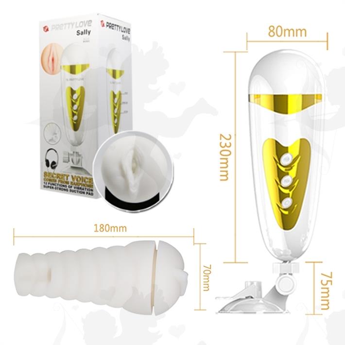 Cód: SS-PL-00900-50 - Vagina en envase con agarre y soporte para auriculares - $ 24210