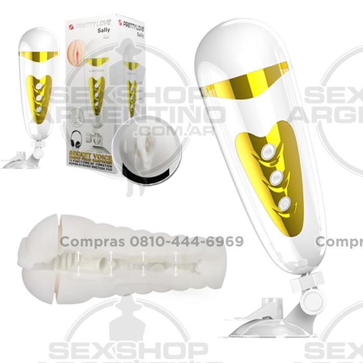 Estimuladores, Estimuladores masculinos - Vagina en envase con agarre y soporte para auriculares