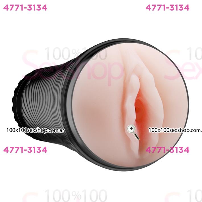 Vagina estimuladora ciberskin con vibracion regulable