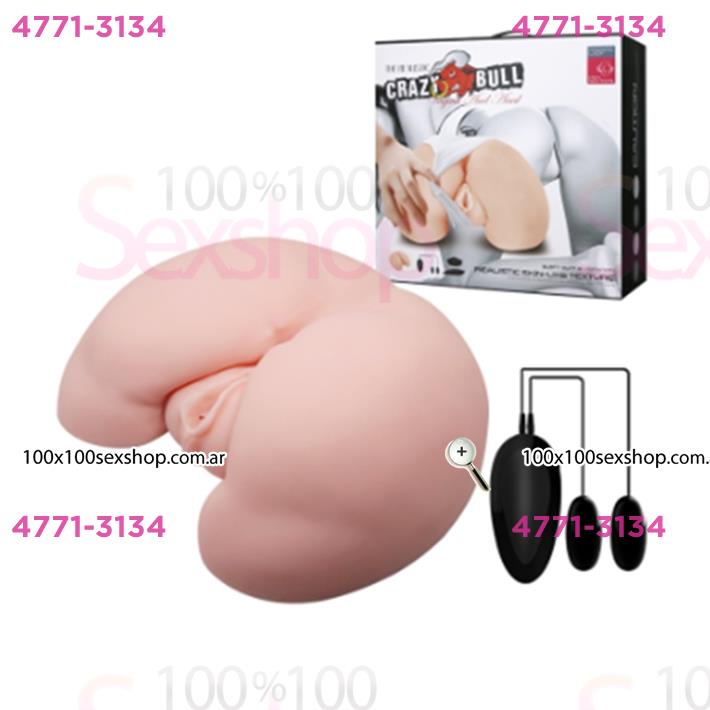 Cód: CA SS-PL-009023-1 - Estimulador vagina y ano con doble vibració - $ 131100