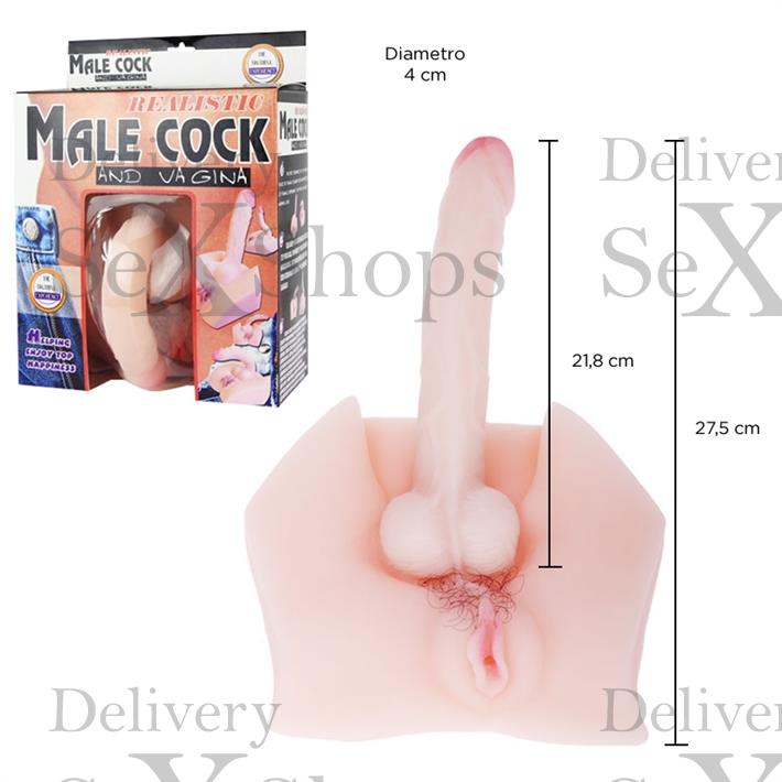  Vagina mas dildo de silicona con control de temperatura y distintas vibraciones 
