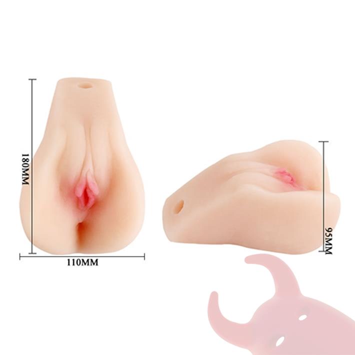 Vagina y ano realistica con vibrador