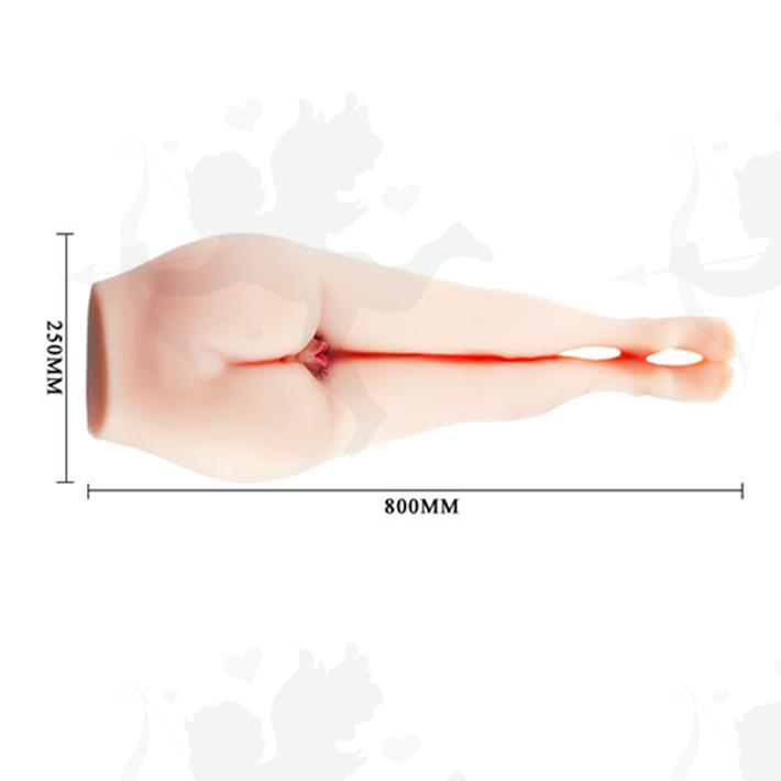 Piernas y cadera de tamaño real con vagina y ano. Vibracion, Voz y generador de temperatura