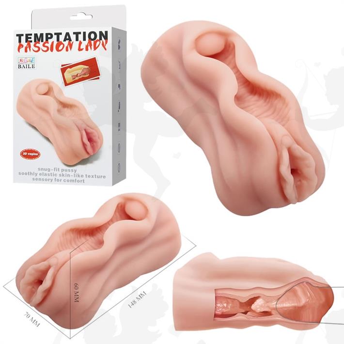 Masturbador manual en forma de vagina