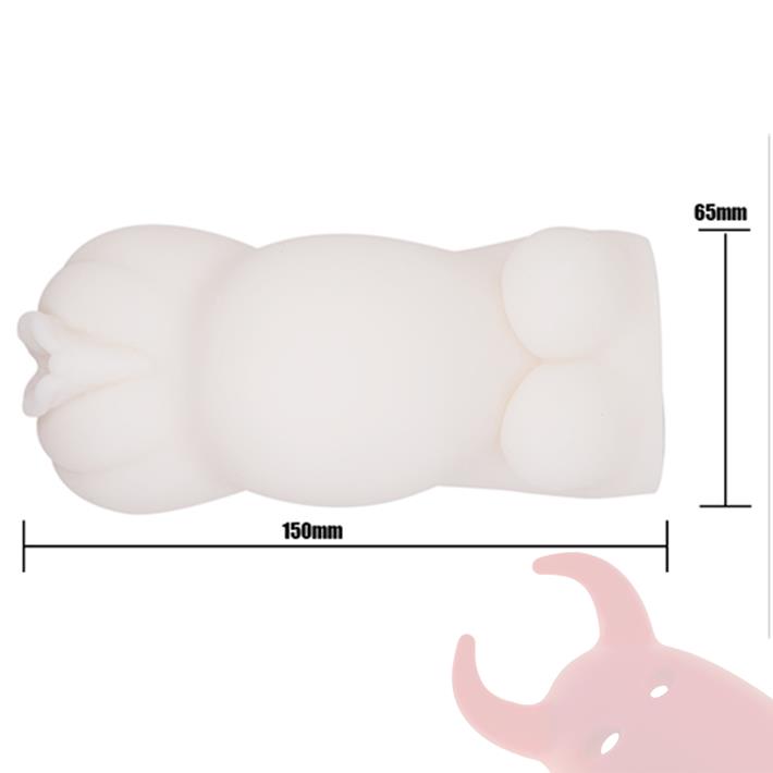 Vagina realistica con panza de embarazada y pecos