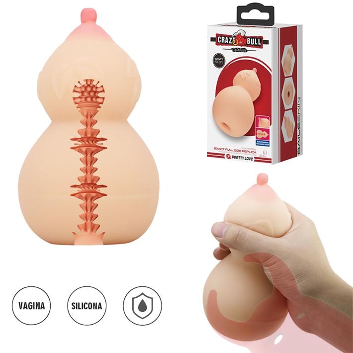  Masturbador soft skin teta y ano 