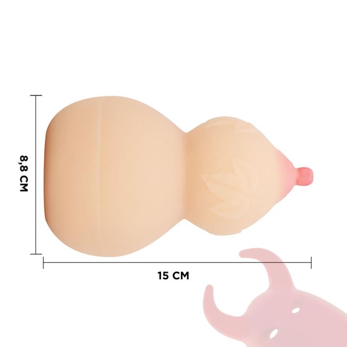 Masturbador soft skin teta y ano