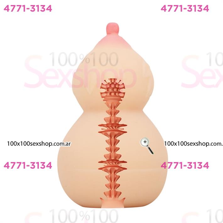 Masturbador soft skin teta y ano