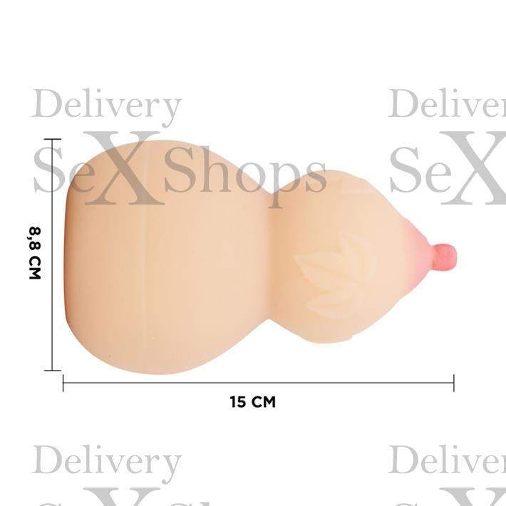 Masturbador soft skin teta y ano