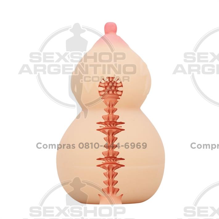 Masturbador soft skin teta y ano