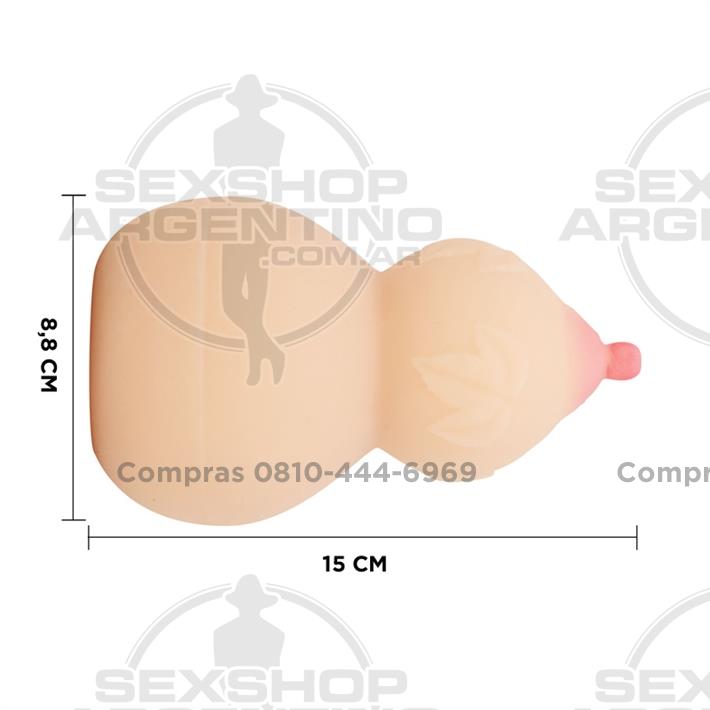 Masturbador soft skin teta y ano