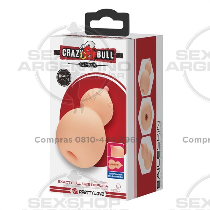 Masturbador soft skin teta y ano