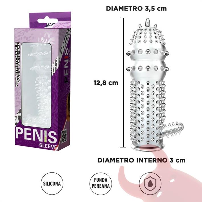 Funda para pene transparente