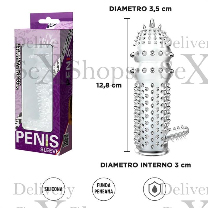 Funda para pene transparente