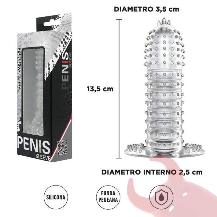 Funda para pene estimuladora vaginal