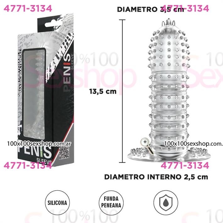 Funda para pene estimuladora vaginal