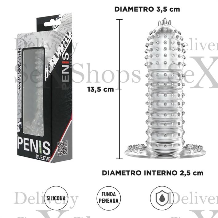 Funda para pene estimuladora vaginal