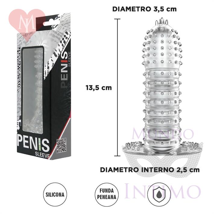 Funda para pene estimuladora vaginal