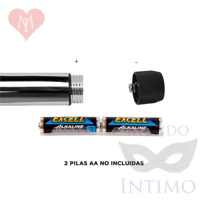 Kit vibrador rigido y prensas de pezones con bala vibradora