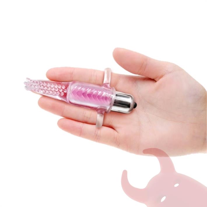 Masajeador clítoris para dedo con Vibrador