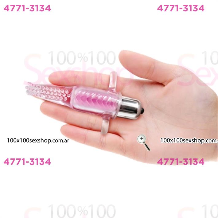 Cód: CA SS-PL-014078 - Masajeador clítoris para dedo con Vibrador - $ 27400